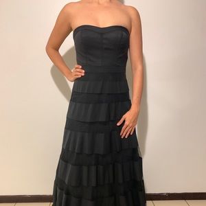 Black Strapless Formal Dress
